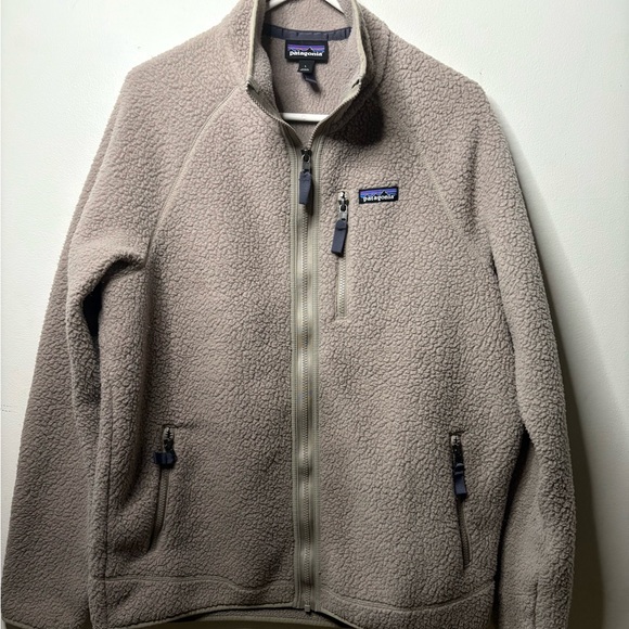 Patagonia Taupe Fleece Jacket